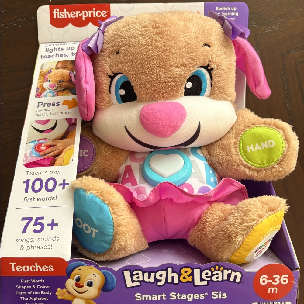 Fisher price laugh and learn toy.